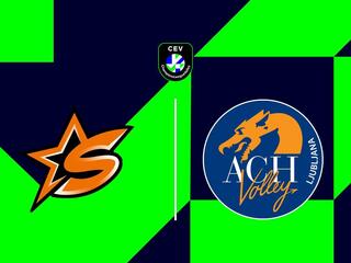 Волейбол. Лига Чемпионов. Мужчины. Квалификация. Орион Старс (Нидерланды) - Любляна (Словения)