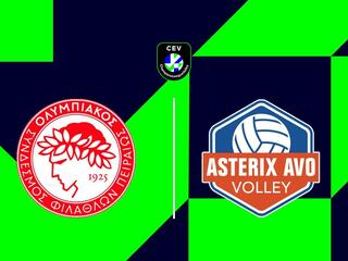Волейбол. Лига Чемпионов. Женщины. Квалификация. Олимпиакос (Греция) - Астерикс Аво (Бельгия)