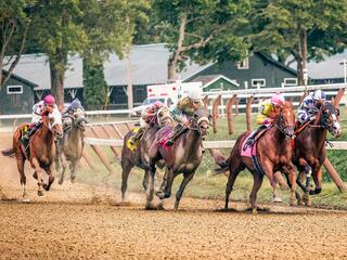 Скачки. День конного завода "Донской". 2022 год. Трансляция из Москвы