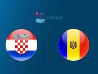 Настольный теннис Командный чемпионат Европы 2025. Задар (Хорватия). День 1. Групповой этап. Мужчины: Хорватия - Молдова