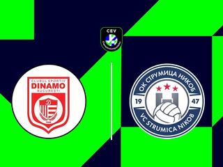 Волейбол. Лига Чемпионов. Мужчины. Квалификация. Динамо Бухарест (Румыния) - Струмица (Северная Македония)