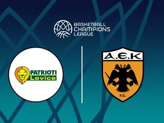 Баскетбол. Лига Чемпионов. Левице (Словакия) - АЕК (Греция)