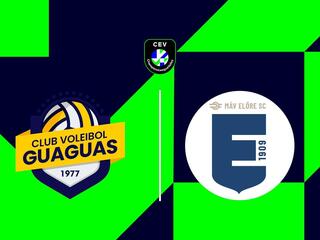 Волейбол. Лига Чемпионов. Мужчины. Квалификация. Гуагуас (Испания) - МАВ Элёре (Венгрия)