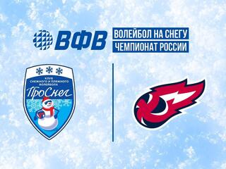 Волейбол на снегу. Этап Чемпионата России 2025. Одинцово. Мужчины. Матч за 1-е место. ПроСнег (Москва) - Факел Ямал (Новый Уренгой)