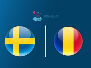 Настольный теннис Командный чемпионат Европы 2025. Задар (Хорватия). День 6. 1/4 финала. Мужчины: Швеция - Румыния