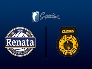 Волейбол Бразилия. Мужчины. Суперлига. Регулярный сезон 2025/26. 4 тур. Волей Рената - Гуарульюс