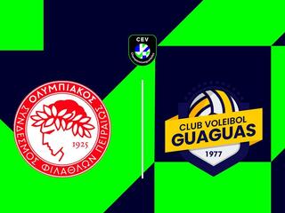 Волейбол. Лига Чемпионов. Мужчины. Квалификация. Олимпиакос (Греция) - Гуагуас (Испания)