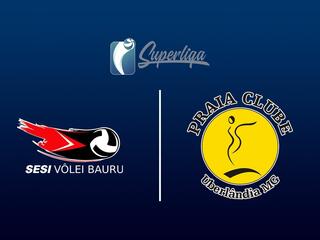 Волейбол Бразилия. Мужчины. Суперлига. Регулярный сезон 2025/26. 5 тур. Сези Бауру - Прайя Клуб