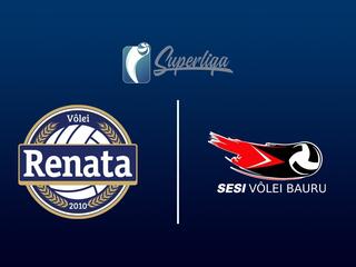 Волейбол Бразилия. Мужчины. Суперлига. Регулярный сезон 2025/26. 6 тур. Волей Рената - Сези Бауру
