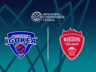 Баскетбол. Лига Чемпионов. Игокея (Босния и Герцеговина) - Вюрцбург(Германия)