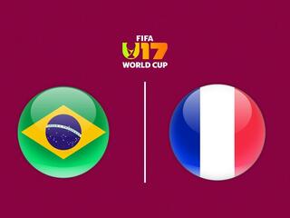 Чемпионат мира среди юношей (U-17). 1/8 финала. Бразилия - Франция. Трансляция из Катара