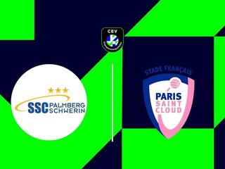 Волейбол. Лига Чемпионов. Женщины. Шверинер (Германия) - Леваллуа Париж (Франция)