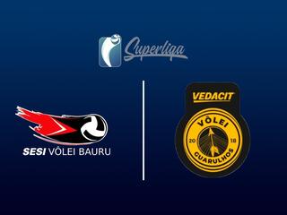 Волейбол Бразилия. Мужчины. Суперлига. Регулярный сезон 2025/26. 10 тур. Сези Бауру - Волей Гуарульюс