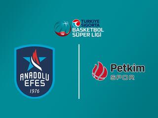 Баскетбол. Чемпионат Турции. Анадолу Эфес - Петкимспор