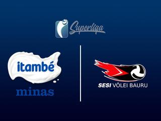 Волейбол Бразилия. Мужчины. Суперлига. Регулярный сезон 2025/26. Перенесённый матч 3 тура. Итамбе Минас - Сези Бауру