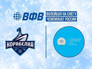 Волейбол на снегу. Этап Чемпионата России 2026. Новый Уренгой. Женщины. Групповой этап. Корабелка (Санкт-Петербург) - Флагман (Москва)