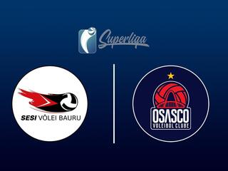 Волейбол Бразилия. Женщины. Суперлига. Регулярный сезон 2025/26. 11 тур. Сези Волей Бауру - Озаску Сан-Кристован
