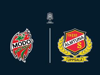 Хоккей Шведская Лига Оллсвенскан. Регулярный сезон 2025/26. МоДо (Эрншёльдсвик) - Альмтуна (Уппсала)