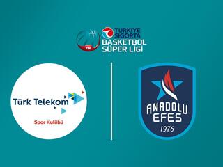 Баскетбол. Чемпионат Турции. Тюрк Телеком - Анадолу Эфес