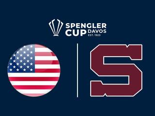 Хоккей. Кубок Шпенглера. 1/2 финала. США - "Спарта" (Чехия). Трансляция из Швейцарии