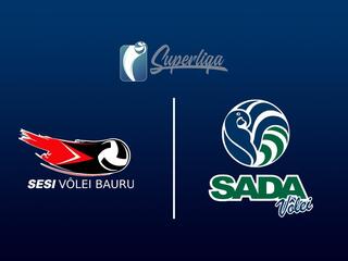 Волейбол Бразилия. Мужчины. Суперлига. Регулярный сезон 2025/26. 13 тур. Сези Бауру - Сада Крузейро