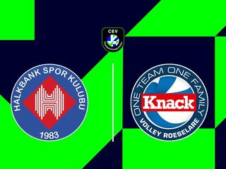 Волейбол. Лига чемпионов. Мужчины. "Халкбанк" (Турция) - "Кнак" (Бельгия)