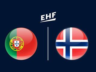 Гандбол. Чемпионат Европы. Мужчины. Португалия - Норвегия.Трансляция из Дании