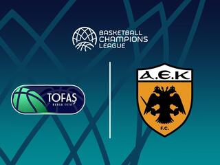 Баскетбол. Лига Чемпионов. Тофаш - АЕК