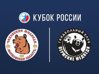 Гандбол. Кубок России. Чеховские Медведи - Пермские Медведи. 1/4 финала. Мужчины
