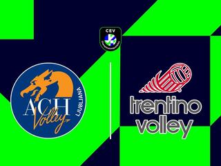 Волейбол. Лига Чемпионов. Мужчины. Любляна (Словения) - Трентино (Италия)