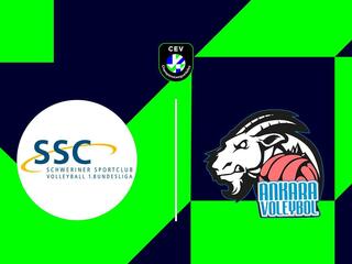 Волейбол. Лига чемпионов. Женщины. Плей-офф. "Шверин" (Германия) - "Анкара" (Турция)