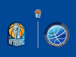 Баскетбол. Кубок Греции. Четвертьфинал. Ираклис - Миконос