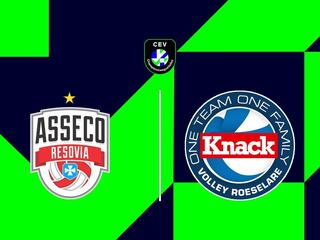 Волейбол. Лига чемпионов. Мужчины. Плей-офф. «Ресовия» (Польша) - «Кнак» (Бельгия)