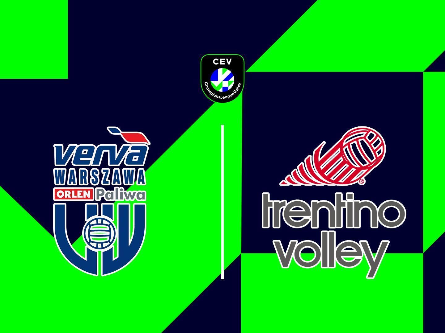 Волейбол. Лига чемпионов. Мужчины. Плей-офф. «Варшава» (Польша) - «Трентино» (Италия)