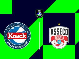 Волейбол. Лига чемпионов. Мужчины. Плей-офф. «Кнак» (Бельгия) - «Ресовия» (Польша)