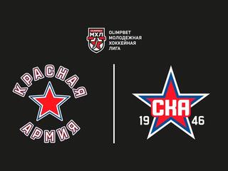 Olimpbet Чемпионат МХЛ. Плей-офф. 1/8 финала. «Красная Армия» - «СКА-1946». 3-й матч