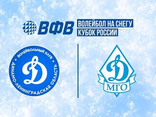 Волейбол на снегу. Финал Чемпионата России 2026. Новый Уренгой. Мужчины. Матч за 3-е место. Динамо-ЛО (Сосновый Бор) – Динамо-Водный стадион (Москва)