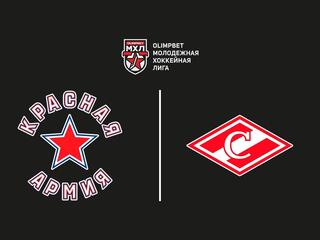 OLIMPBET Чемпионат МХЛ. Плей-офф. 1/4 финала. «Красная Армия» - МХК «Спартак». 3-й матч