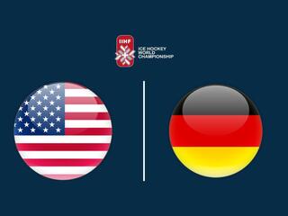 Хоккей. Чемпионат мира. США - Германия. Трансляция из Швейцарии