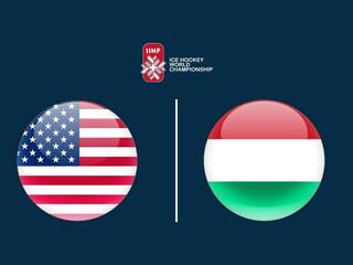 Хоккей. Чемпионат мира. США - Венгрия. Трансляция из Швейцарии