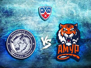 Хоккей. КХЛ. "Динамо-Минск" - "Амур"