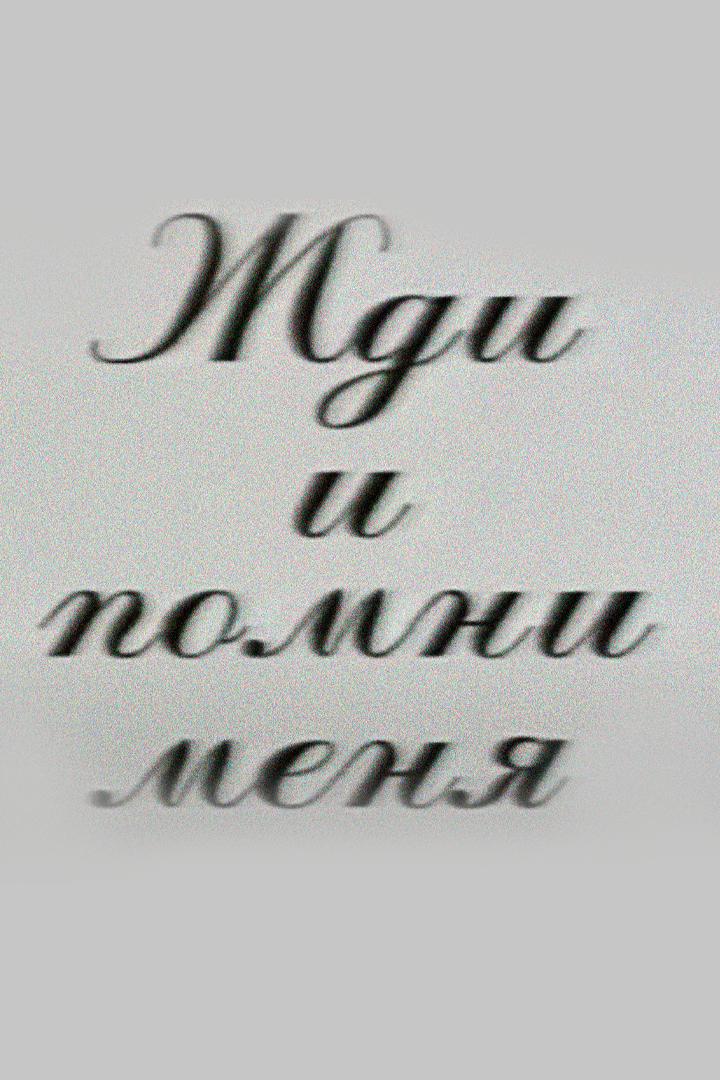 Жди и помни меня
