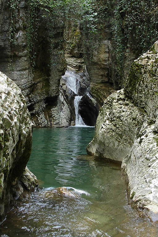 Водопад Агурский. Краснодарский край, Россия