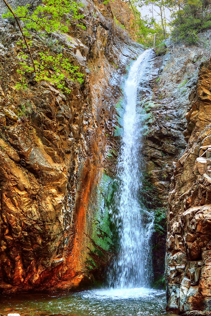 Водопад Милломерис, Греция