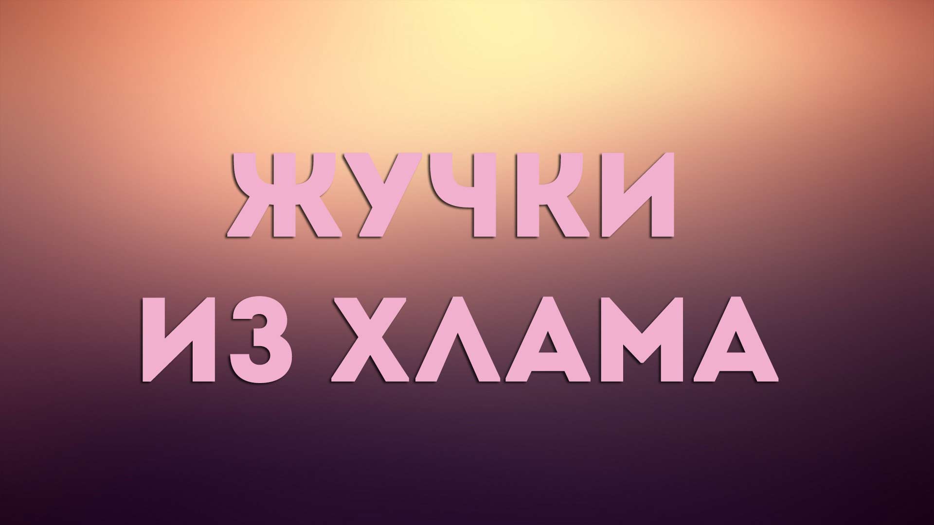 Жучки из хлама