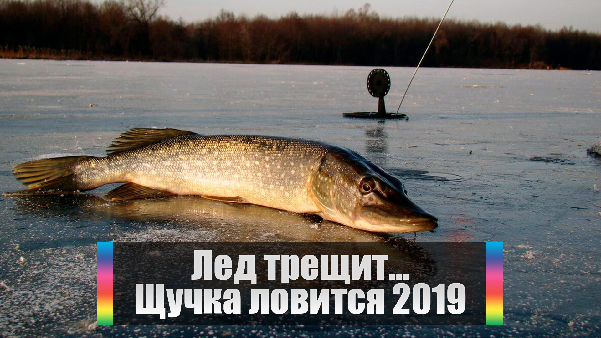 Лед трещит... Щучка ловится 2019