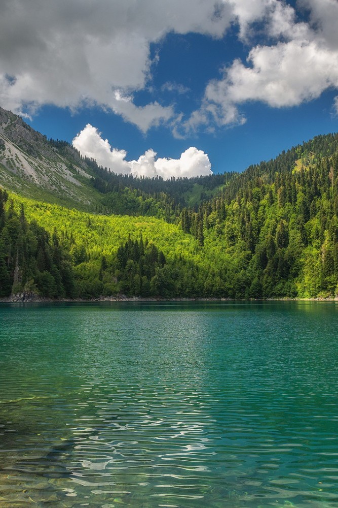 Озеро Рица. Осень