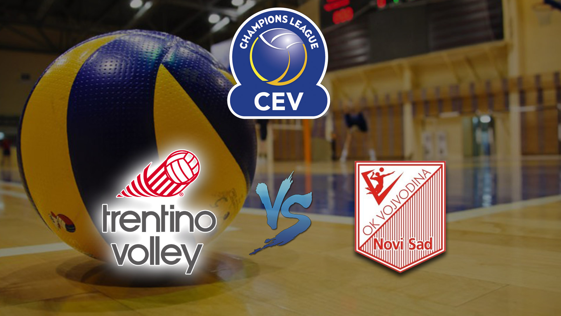Волейбол. Лига чемпионов. Мужчины. Тренто Трентино(Италия) - Войводина Нови Сад(Сербия)