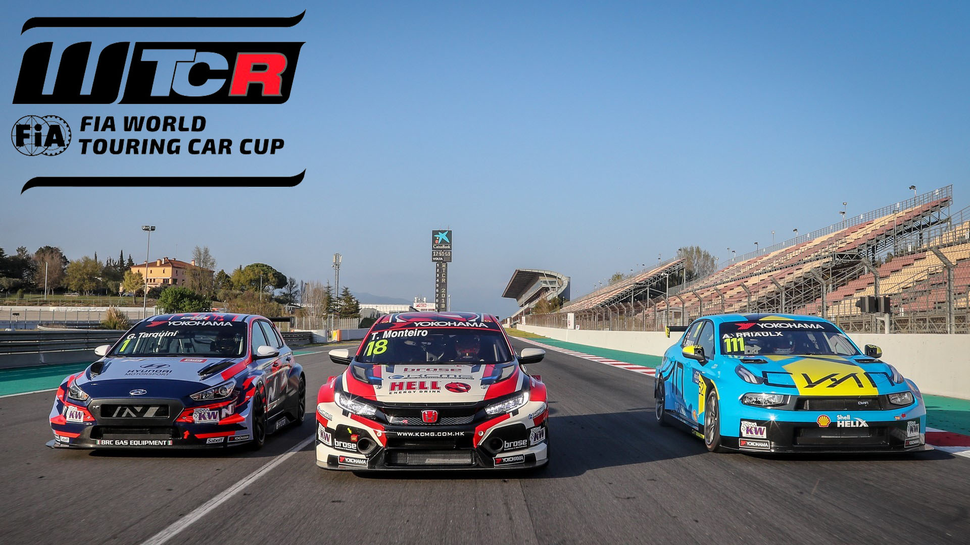 Автоспорт. Международная гоночная серия TCR. Барселона. Испания. День 1