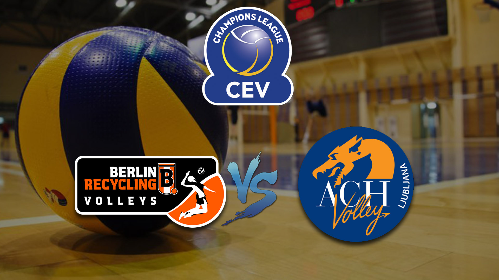 Волейбол. Лига Чемпионов 19/20. Мужчины. Берлин Ресайклинг Воллейс (Германия) - АКХ Воллей Любляна (Словения)